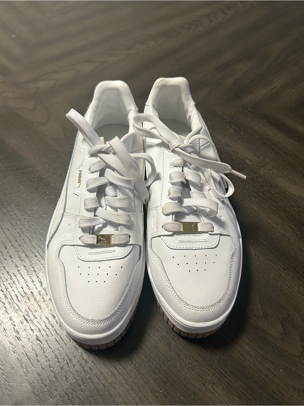 Puma Classic White Women's Lace-Up Sneakers